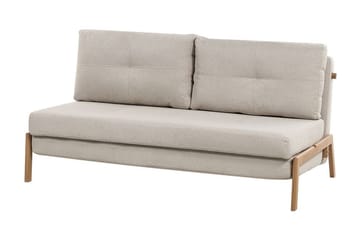 Wigwig Sovesofa 2-seter - Beige/Lyst tre - Møbler - Sofaer - Sovesofaer - 2 seters sovesofa
