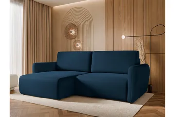 Wymer Sovesofa Med 2-Seters Divan - Blå - Møbler - Sofaer - Sovesofaer - Sovesofa divan