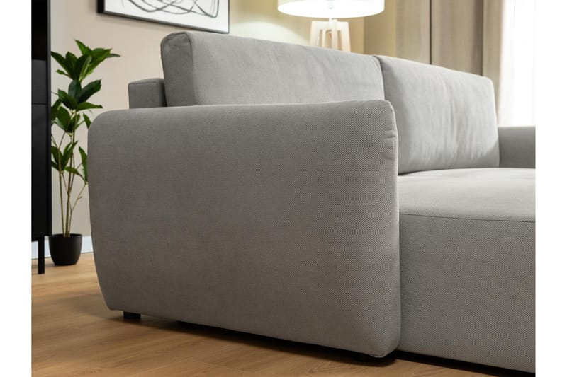 Wymer Sovesofa Med 2-Seters Divan - Grå - Møbler - Sofaer - Sovesofaer - Sovesofa divan