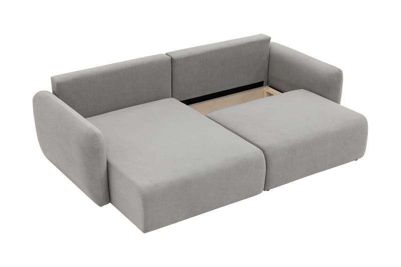 Wymer Sovesofa Med 2-Seters Divan - Grå - Møbler - Sofaer - Sovesofaer - Sovesofa divan