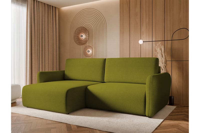 Wymer Sovesofa Med 2-Seters Divan - Grønn - Møbler - Sofaer - Sovesofaer - Sovesofa divan