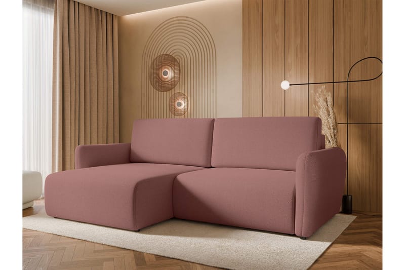 Wymer Sovesofa Med 2-Seters Divan - Rosa - Møbler - Sofaer - Sovesofaer - Sovesofa divan