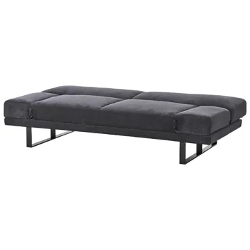 York 2-seter Utbrettbar Sovesofa 105x190 cm i Chenille - Antrasitt - Møbler - Sofaer - Sovesofaer - 2 seters sovesofa