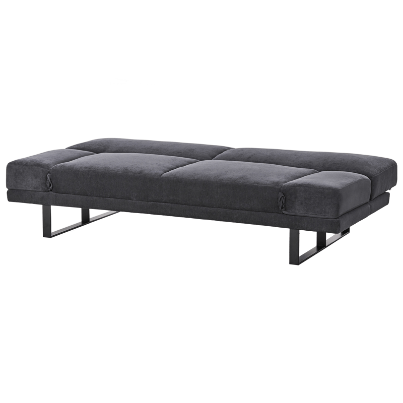 York 2-seter Utbrettbar Sovesofa 105x190 cm i Chenille - Antrasitt - Møbler - Sofaer - Sovesofaer - 2 seters sovesofa