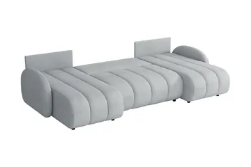 Zarania Sovesofa Dobbel Divan 3-Seter - Grønn - Møbler - Sofaer - Sovesofaer - U sovesofa