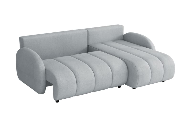 Zarania Sovesofa Med 3-Seters Divan - Grå - Møbler - Sofaer - Sovesofaer - Sovesofa divan