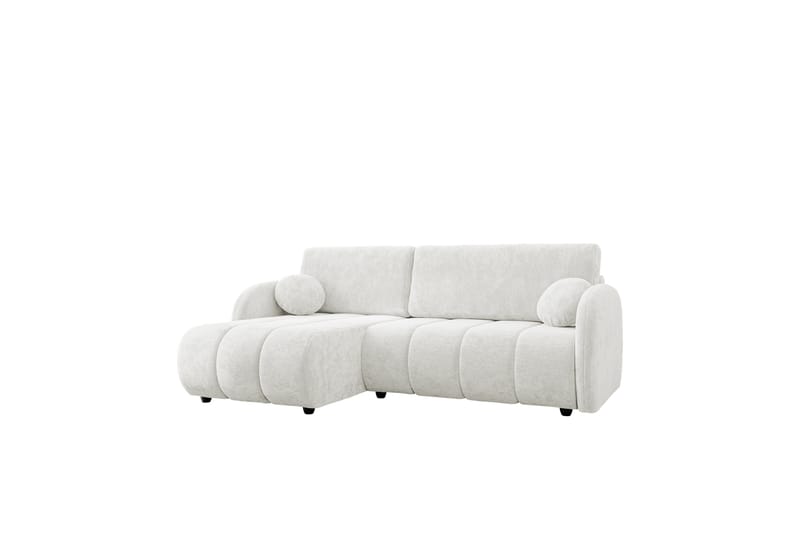 Zarania Sovesofa Med 3-Seters Divan - Hvit - Møbler - Sofaer - Sovesofaer - Sovesofa divan