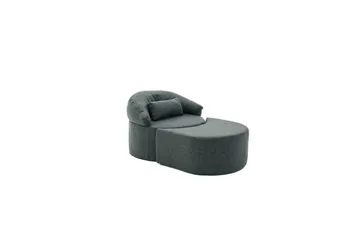 Zevon Sovelenestol - Antrasitt - Møbler - Sofaer - Sovesofaer - Forovervendt sovesofa