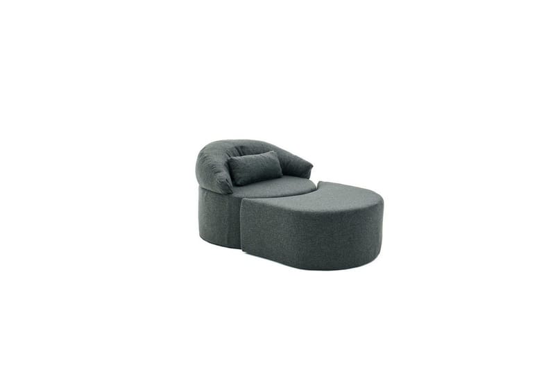 Zevon Sovelenestol - Antrasitt - Møbler - Sofaer - Sovesofaer - Forovervendt sovesofa