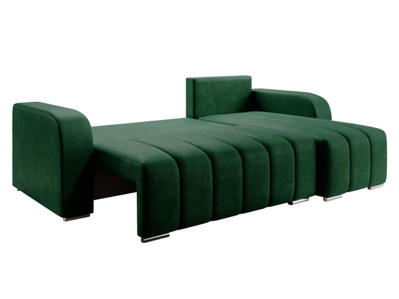 Zulueta 3-seters sovesofa med divan - Lambi 03 (grå) - Møbler - Sofaer - Sovesofaer - Hjørnesovesofa