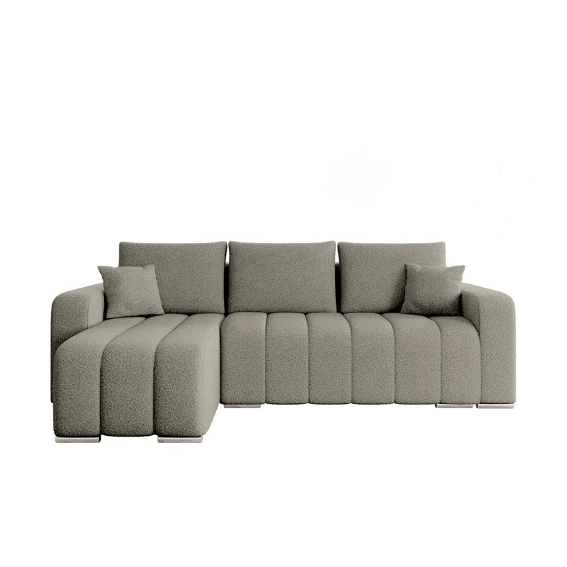 Zulueta 3-seters sovesofa med divan, Lambi 03 (grå)