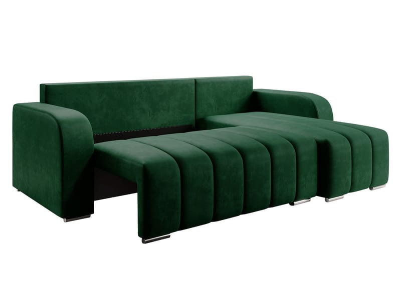 Zulueta 3-seters sovesofa med divan - Lambi 04 (brun) - Møbler - Sofaer - Sovesofaer - Hjørnesovesofa