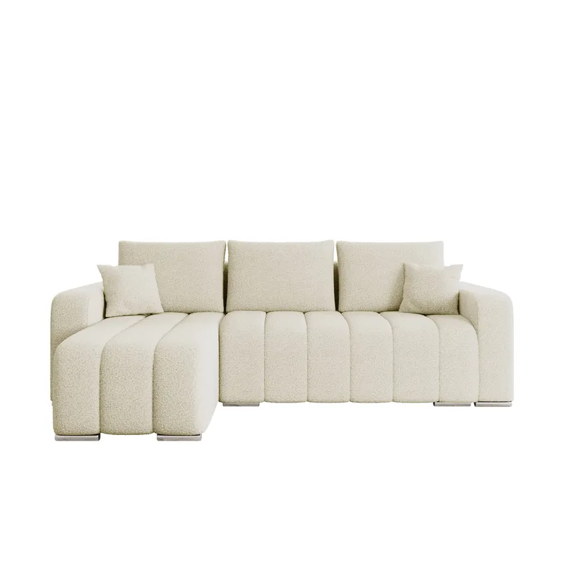 Zulueta 3-seters sovesofa med divan - Lambi 08 (beige) - Møbler - Sofaer - Sovesofaer - Hjørnesovesofa