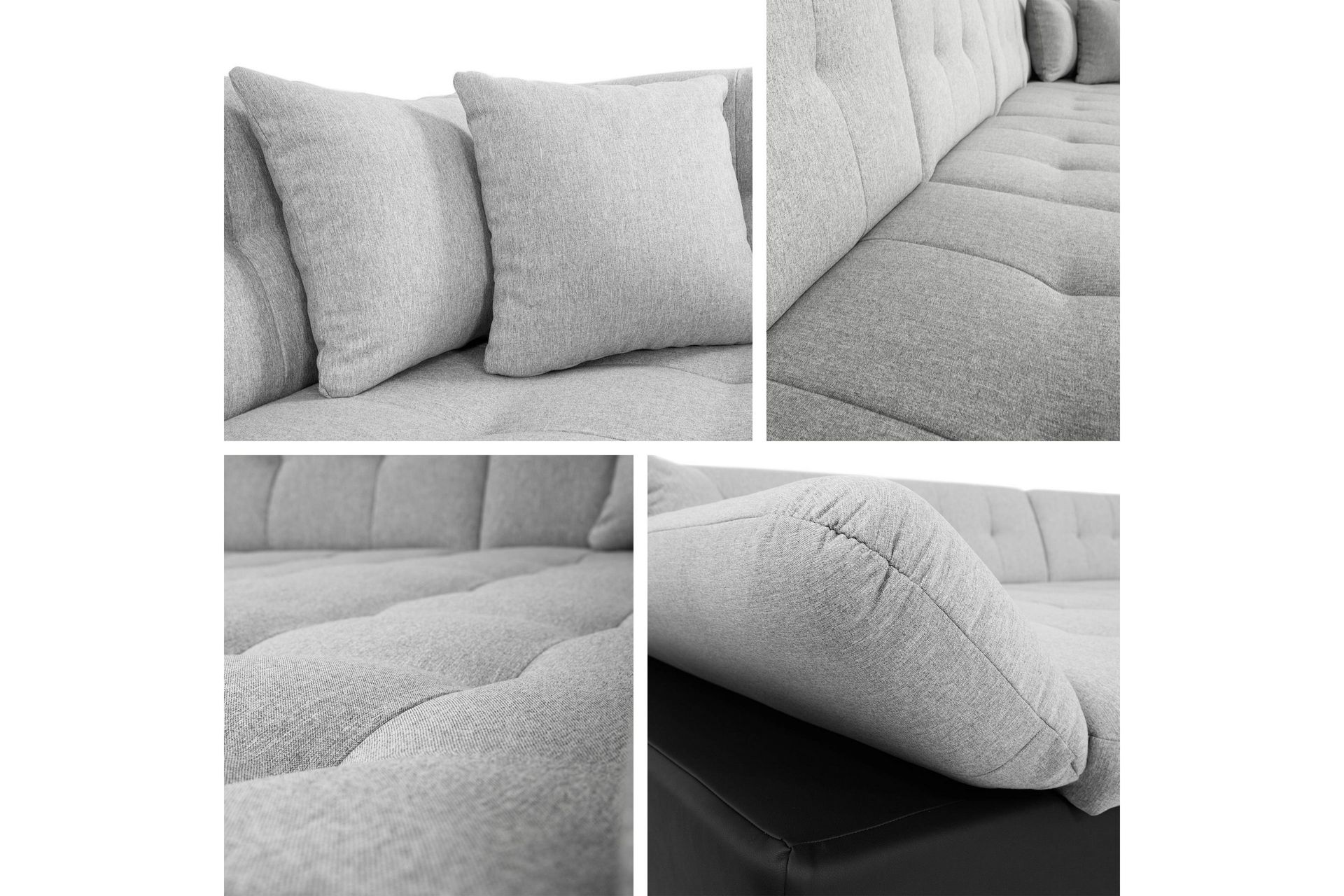 Zumar Sovesofa med Sjeselong og Dobbel Sjeselong 4-seter i Chenille - Oransje - Møbler - Sofaer - Sovesofaer - Sovesofa divan