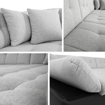 Zumar Sovesofa med sjeselong og sjeselong 5-seter - Brun - Møbler - Sofaer - Sovesofaer - Sovesofa divan