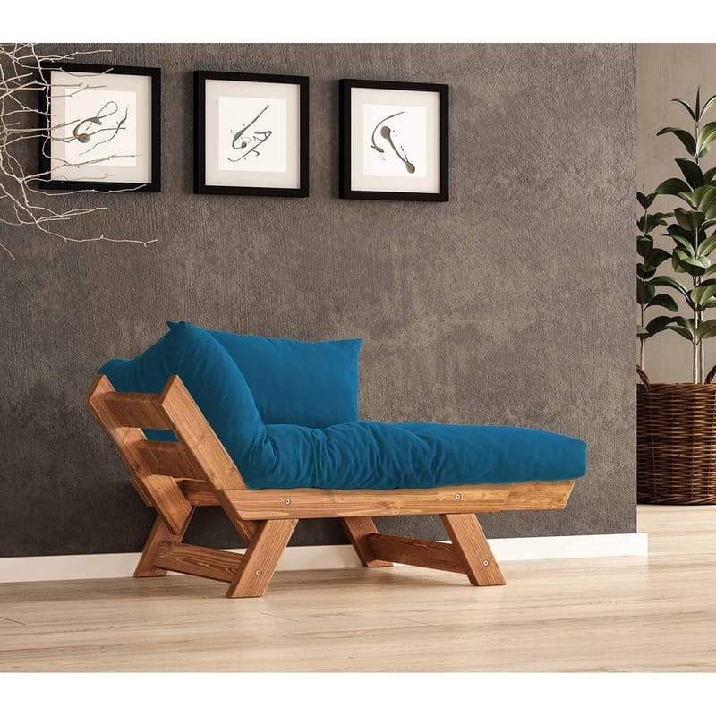 Zylar 2-seters Sovesofa - Blå - Møbler - Sofaer - Sovesofaer - 2 seters sovesofa