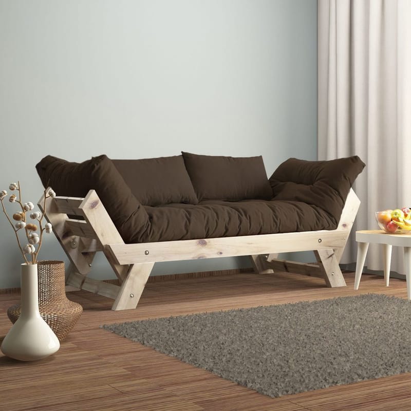 Zylar 2-seters Sovesofa, Brun/Natur