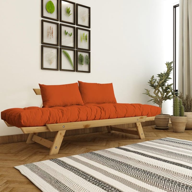 Zylar 2-seters Sovesofa - Brun/Natur - Møbler - Sofaer - Sovesofaer - 2 seters sovesofa