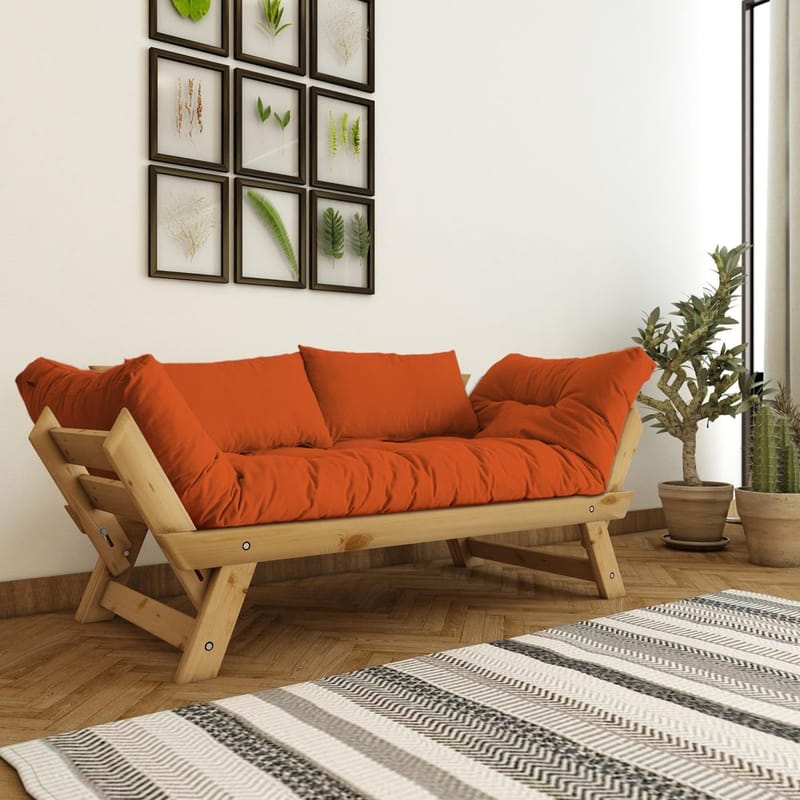 Zylar 2-seters Sovesofa - Brun/Natur - Møbler - Sofaer - Sovesofaer - 2 seters sovesofa