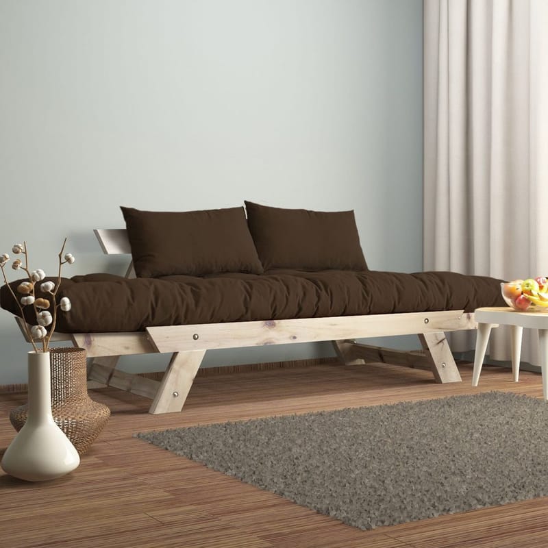 Zylar 2-seters Sovesofa - Brun/Natur - Møbler - Sofaer - Sovesofaer - 2 seters sovesofa