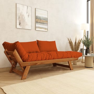 Zylar 2-seters Sovesofa - Brun/Oransje - Møbler - Sofaer - Sovesofaer - 2 seters sovesofa