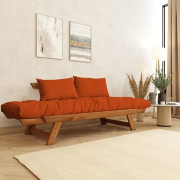 Zylar 2-seters Sovesofa - Brun/Oransje - Møbler - Sofaer - Sovesofaer - 2 seters sovesofa