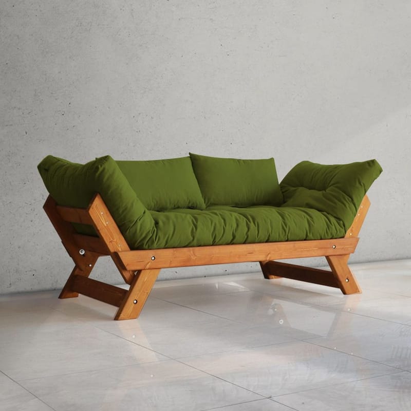 Zylar 2-seters Sovesofa - Grønn - Møbler - Sofaer - Sovesofaer - 2 seters sovesofa