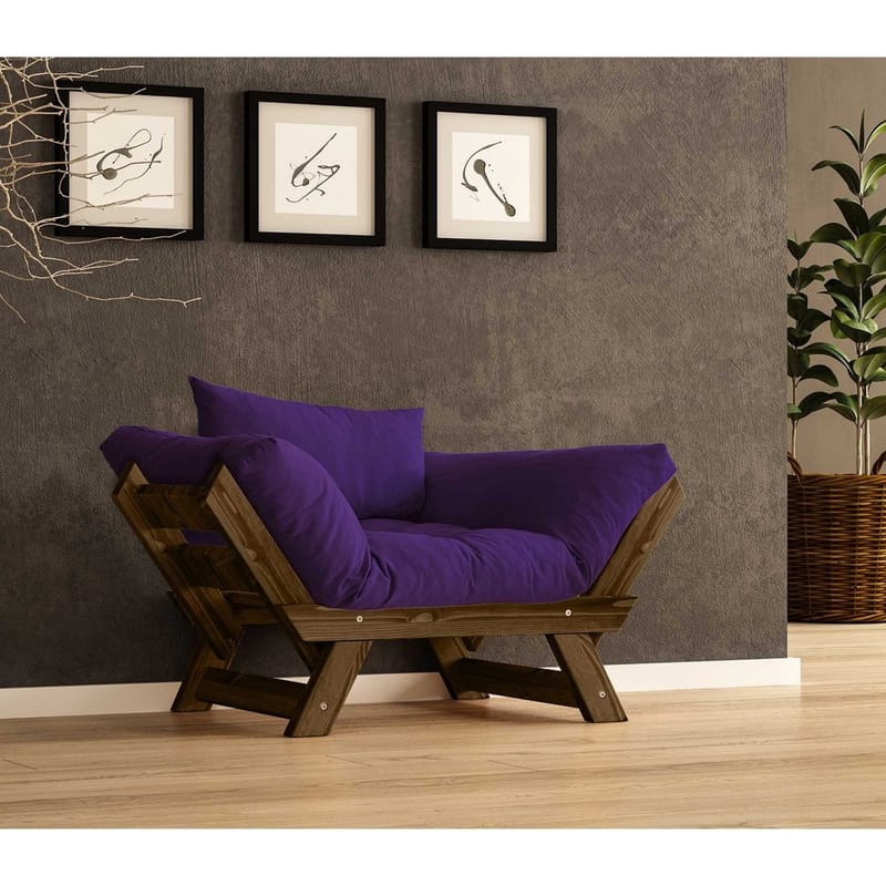 Zylar 2-seters Sovesofa - Lilla - Møbler - Sofaer - Sovesofaer - 2 seters sovesofa