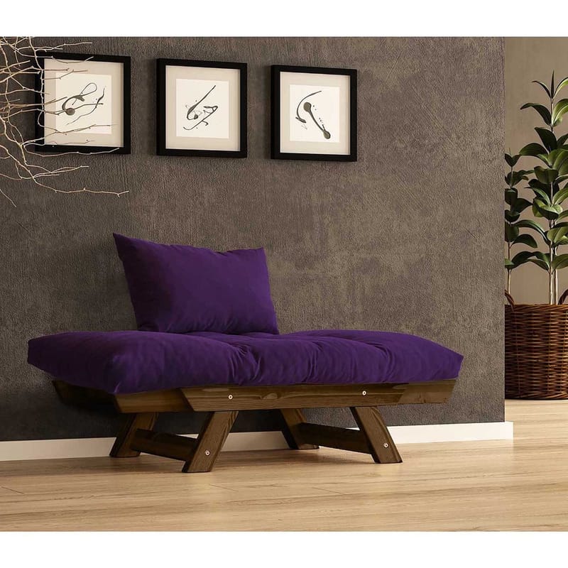 Zylar 2-seters Sovesofa - Lilla - Møbler - Sofaer - Sovesofaer - 2 seters sovesofa