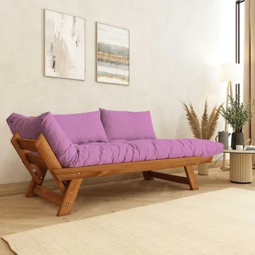Zylar 2-seters Sovesofa - Rosa - Møbler - Sofaer - Sovesofaer - 2 seters sovesofa