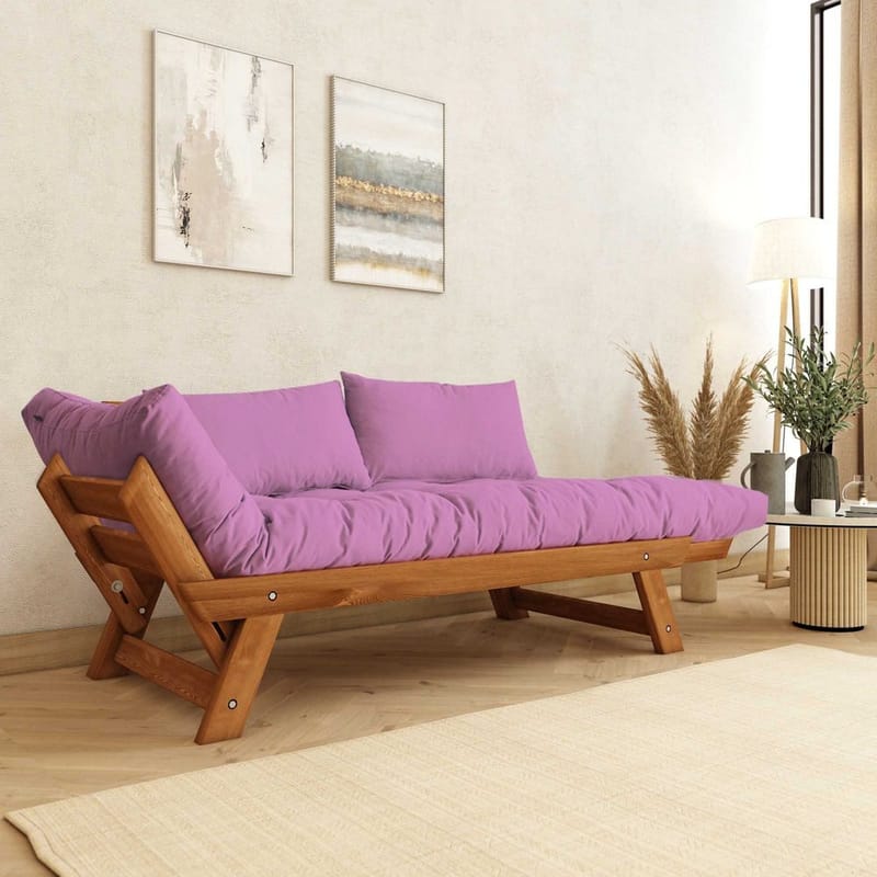 Zylar 2-seters Sovesofa - Rosa - Møbler - Sofaer - Sovesofaer - 2 seters sovesofa