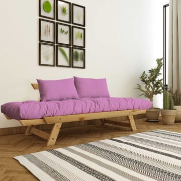 Zylar 2-seters Sovesofa - Rosa/Natur - Møbler - Sofaer - Sovesofaer - 2 seters sovesofa