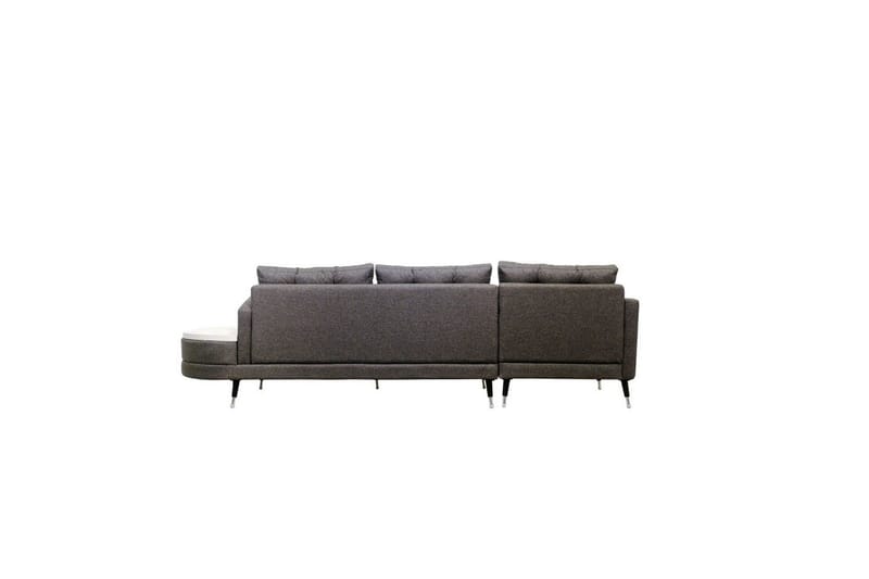 Sufian 3-seters sofa med Divan - Antrasitt - Møbler - Sofaer - Sofaer med sjeselong - 3 seters sofa med divan