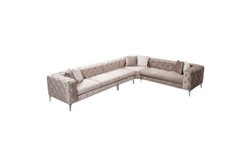 Sufian hjørnesofa 5-seter - Beige - Møbler - Sofaer - Hjørnesofaer