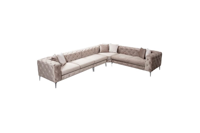 Sufian hjørnesofa 5-seter - Beige - Møbler - Sofaer - Hjørnesofaer