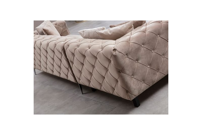 Sufian hjørnesofa 5-seter - Beige - Møbler - Sofaer - Hjørnesofaer