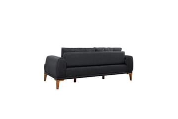 Sufian sofagruppe 2-seter - Mellomfarget tre/Antrasitt - Møbler - Sofaer - Sofagrupper