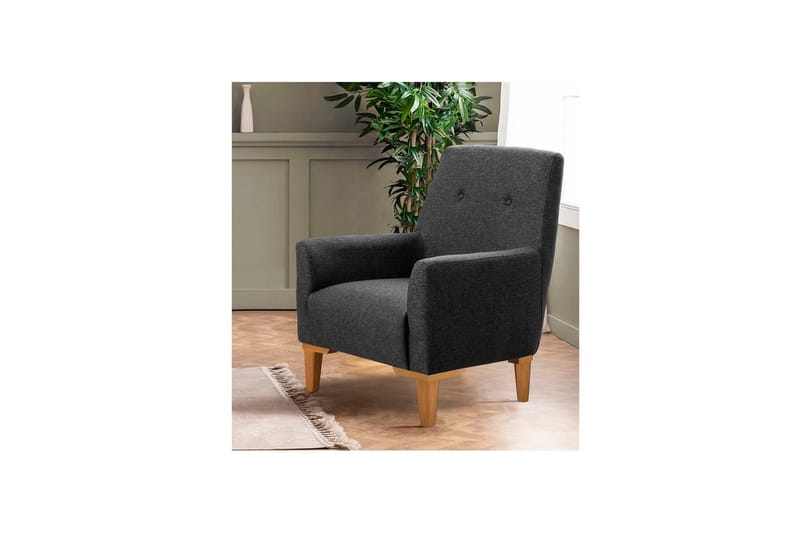 Sufian sofagruppe 2-seter - Mellomfarget tre/Antrasitt - Møbler - Sofaer - Sofagrupper