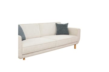 Sufian Sofasett 3-seter - Brun/Cremehvit - Møbler - Sofaer - Sofagrupper