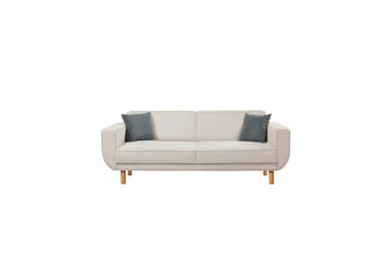 Sufian Sofasett 3-seter - Brun/Cremehvit - Møbler - Sofaer - Sofagrupper