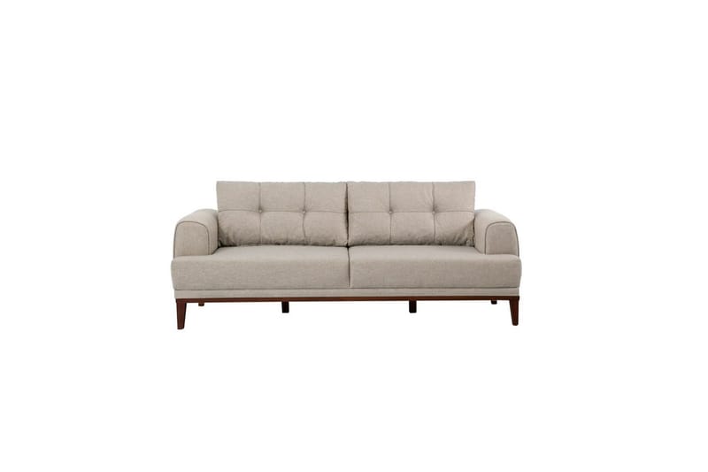 Sufian Sofasett 3-seter - Brun/Cremehvit - Møbler - Sofaer - Sofagrupper