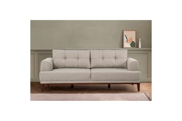 Sufian Sofasett 3-seter - Brun/Cremehvit - Møbler - Sofaer - Sofagrupper