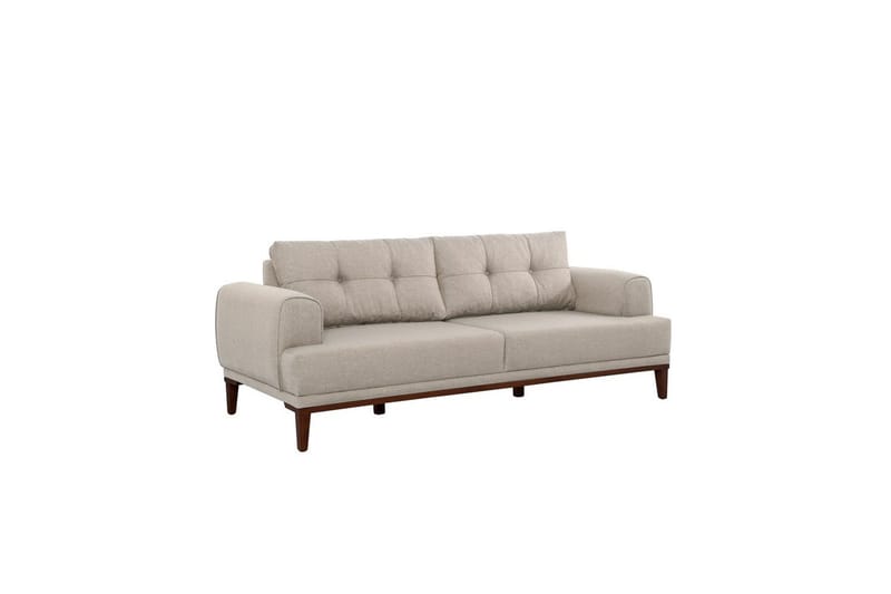 Sufian Sofasett 3-seter - Brun/Cremehvit - Møbler - Sofaer - Sofagrupper