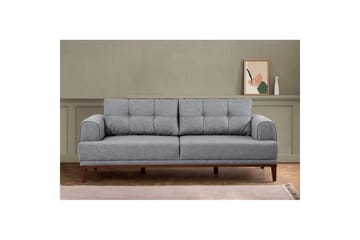 Sufian Sofasett 3-seter - Brun/Kullgrå - Møbler - Sofaer - Sofagrupper