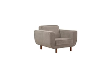 Sufian Sofasett 3-seter - Rødfarget tre/Mørkegrå - Møbler - Sofaer - Sofagrupper