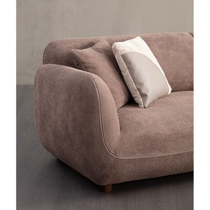 Talrosen 4-seter Buet Sofa 260 cm i Stoff - Brun - Møbler - Sofaer - 4 seter sofa
