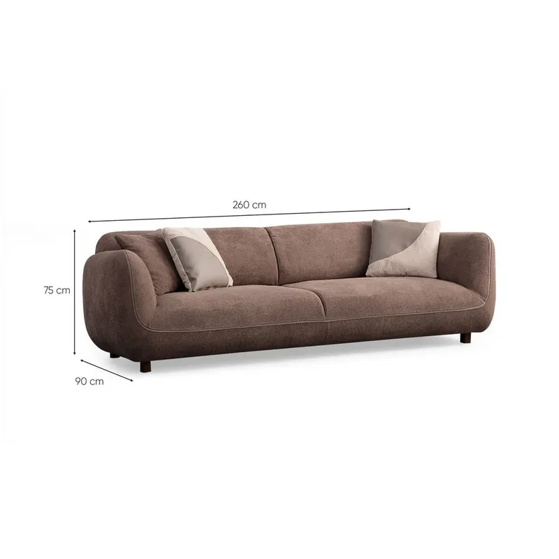 Talrosen 4-seters sofa - Brun - Møbler - Sofaer - 4 seter sofa