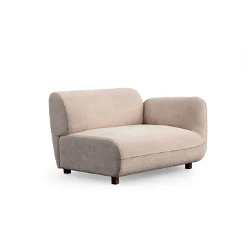 Talrosen Rund Modulsofa i Bouclé - Beige - Møbler - Sofaer - 4 seter sofa