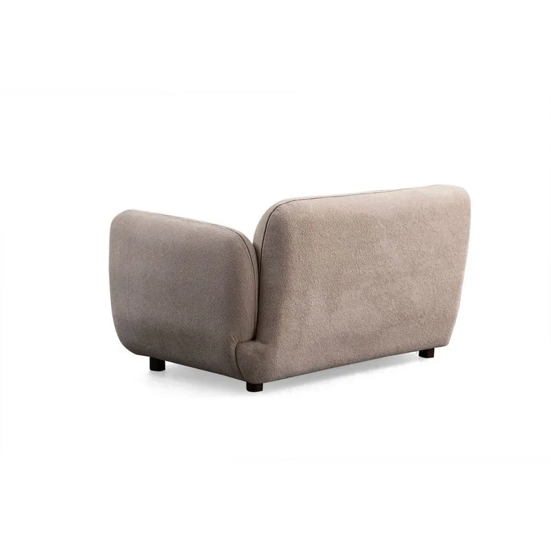 Talrosen Rund Modulsofa i Bouclé - Beige - Møbler - Sofaer - 4 seter sofa