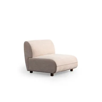 Talrosen Rund Modulsofa i Bouclé - Beige - Møbler - Sofaer - 4 seter sofa